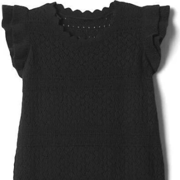 babyGap Black Crochet Sweater Dress/NWT/4 years - Picture 1 of 10